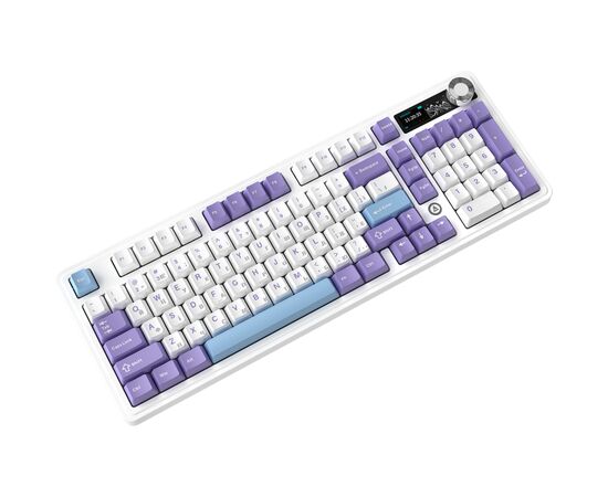 Клавиатура Ajazz Maillard V2 Maillard Switch Wireless/Bluetooth/USB UA Purple/White/Blue (AK980-V2-M-PWB), изображение 4