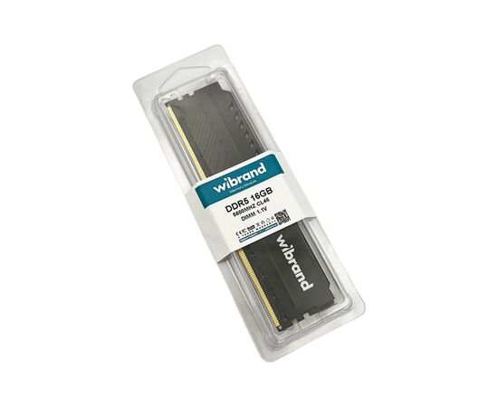 Модуль пам'яті для комп'ютера DDR5 16GB 5600 MHz Heatsink Black Wibrand (WI5600DDR5D/16GB), зображення 2