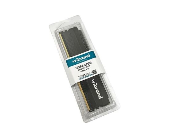 Модуль пам'яті для комп'ютера DDR5 32GB 5600 MHz Heatsink Black Wibrand (WI5600DDR5D/32GB), зображення 2
