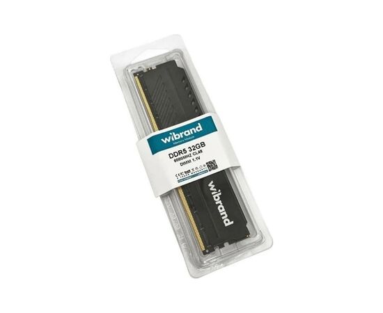 Модуль пам'яті для комп'ютера DDR5 32GB 6000 MHz Heatsink Black Wibrand (WI6000DDR5D/32GB), зображення 3