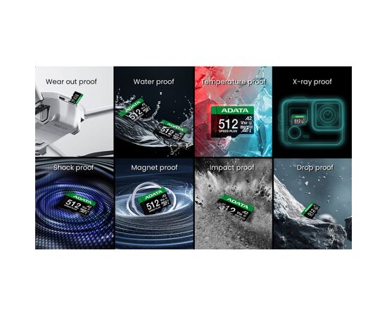 Карта памяти ADATA 64GB microSD class 10 UHS-I U3 V30 A2 Speed Plus (UD64GUI3V30A2SP-RA1), изображение 7