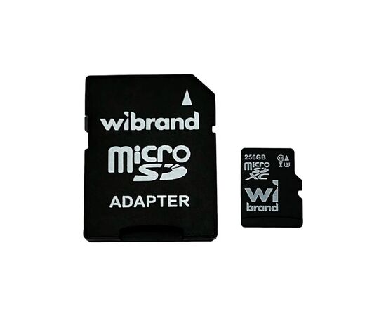 Карта памяти Wibrand 256GB microSD class 10 UHS-I U3 (WICDHU3/256GB-A)