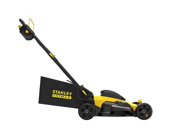 Газонокосилка Stanley аккумуляторная бесщеточная FatMax, 18 В, 2x2Ah, 51 см (SFMCMW2651M+SFMCSTB933M), изображение 4