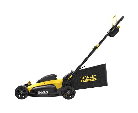 Газонокосилка Stanley аккумуляторная бесщеточная FatMax, 18 В, 2x2Ah, 51 см (SFMCMW2651M+SFMCSTB933M), изображение 5