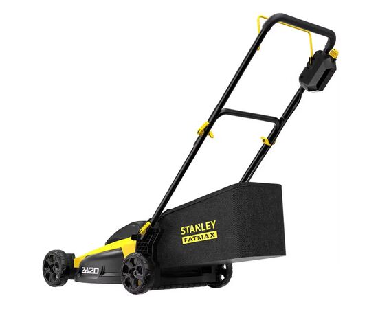 Газонокосилка Stanley аккумуляторная бесщеточная FatMax, 18 В, 2x2Ah, 51 см (SFMCMW2651M+SFMCSTB933M), изображение 6
