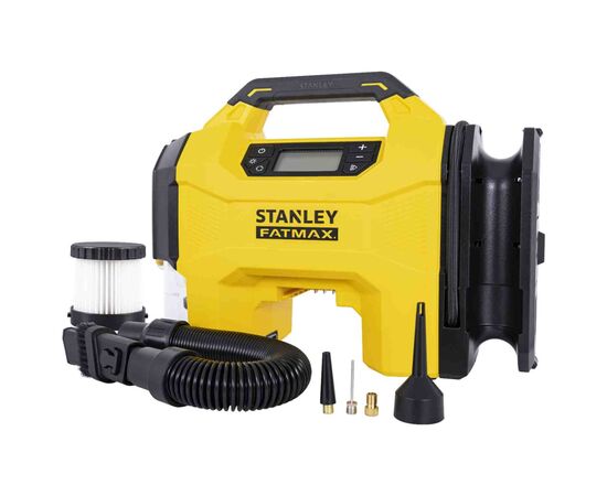 Автомобильный компрессор Stanley FATMAX 3в1, 20 В, 10 бар, вес 2.95 кг (без АКБ та ЗП) (SXVI02001), изображение 5