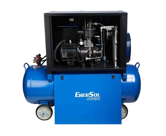 Компрессор Enersol винтовой 1570 л/мин, 7,5 кВт, 200л, 198кг (ES-AC1570-200-1SS), изображение 5