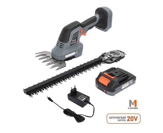 Кусторез SEQUOIA 2в1 20V, 2Ah, лезвие 30см, ширина ножниц 15см (SBHT2012-UNI), изображение 5