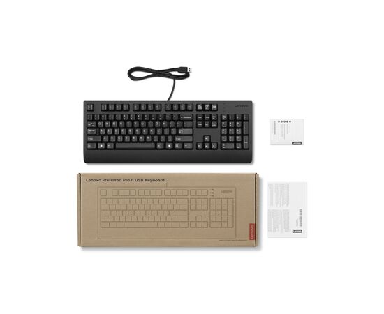 Клавиатура Lenovo Preferred Pro II USB UA Black (4Y41R64624), изображение 3