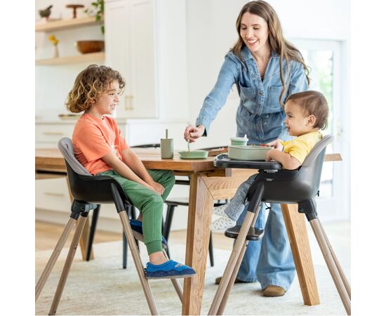 Стульчик для кормления Graco 3 в 1 Presti, серый (3AJ999STGEU), изображение 2