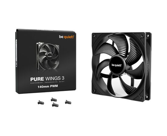 Кулер для корпуса Be quiet! PURE WINGS 3 140mm PWM (BL108), изображение 6