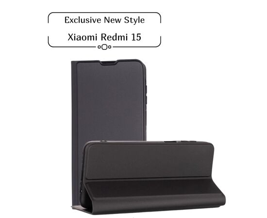 Чохол до мобільного телефона BeCover Exclusive New Style Xiaomi Redmi 15 Black (713915)