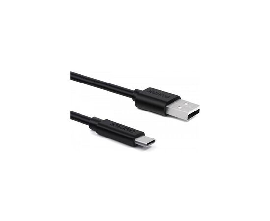 Дата кабель USB 2.0 AM to USB-C 3.0m 18W PVC black Choetech (AC0004-BK), изображение 3