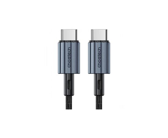 Дата кабель USB-C to USB-C 1.2m 60W braided black Choetech (XCC-1014)