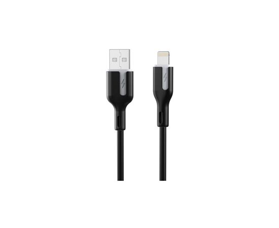 Дата кабель USB 2.0 AM to Lightning 1.0m 2.4A black Choetech (XAL-0003-BK-V2)