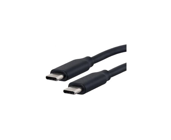 Дата кабель USB-C to USB-C 1.0m 60W black Kingda (KD-UCUC3002-1m), изображение 2