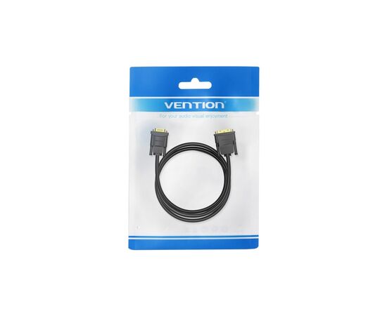 Кабель мультимедийный DVI M to VGA M 1.5m 24+1pin black Vention (EABBG), изображение 5