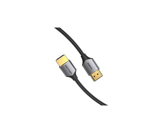 Кабель мультимедийный HDMI M to HDMI M 1.0m V2.0 4K60Hz PVC gray Vention (ALEHF), изображение 4