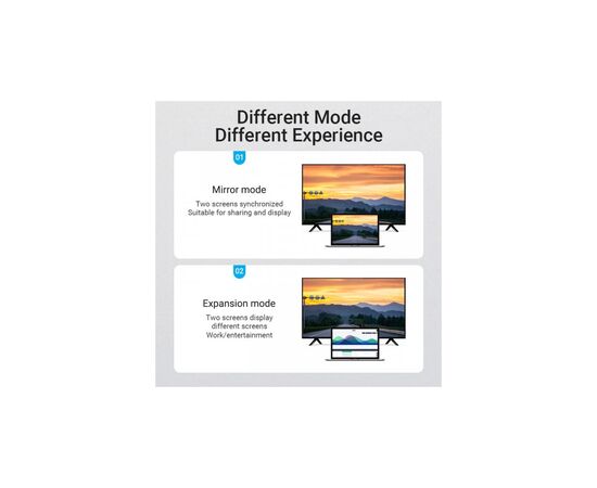Кабель мультимедийный HDMI M to HDMI M 2.0m V2.0 4K60Hz 90° corner PVC black Vention (AAQBH), изображение 10