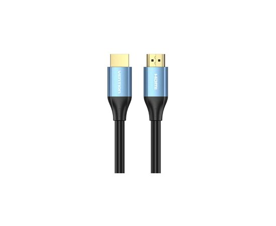 Кабель мультимедийный HDMI M to HDMI M 3.0m V2.0 4K60Hz aluminum alloy blue Vention (ALHSI), изображение 2