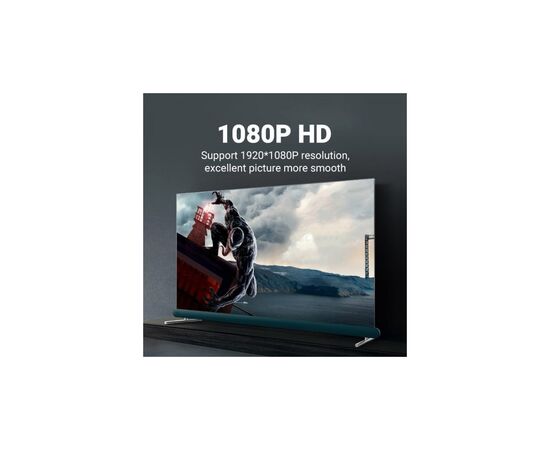 Кабель мультимедийный VGA M to VGA M 1.0m ferrite black Vention (DAEBF), изображение 11