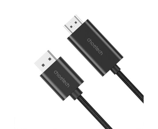 Кабель мультимедийный DisplayPort M to HDMI M 2.0m 4K60Hz Choetech (XDH01-BK), изображение 3