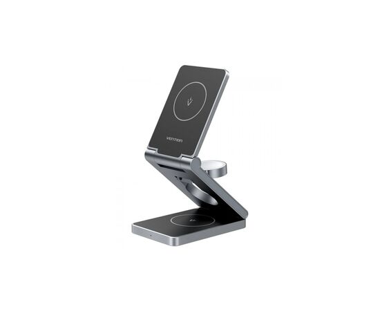Зарядное устройство Vention Magnetic Wireless Charger 15W 3-in-1 gray (FGFH0)