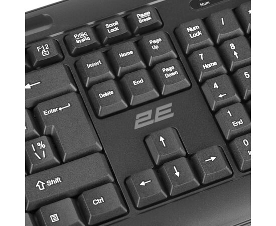 Клавиатура 2E KM1040 USB UA Black (2E-KM1040UB_UA), изображение 6