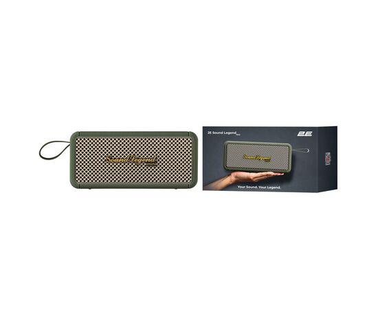 Акустическая система 2E SoundLegend Mini PowerBank IPX6 Green (2E-BSSLMWGN), изображение 12