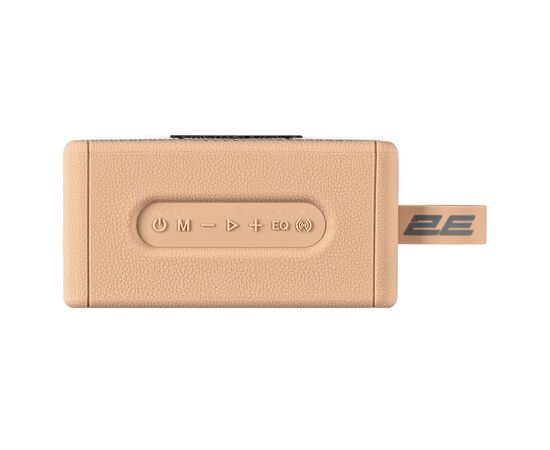 Акустическая система 2E SoundLegend Mini PowerBank IPX6 Brown (2E-BSSLMWBN), изображение 4