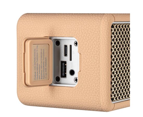 Акустическая система 2E SoundLegend Mini PowerBank IPX6 Brown (2E-BSSLMWBN), изображение 9