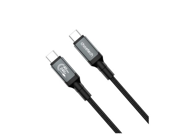 Дата кабель USB-C to USB-C 2.0m USB4 Gen 3 240W 8K Choetech (XCC-1042)