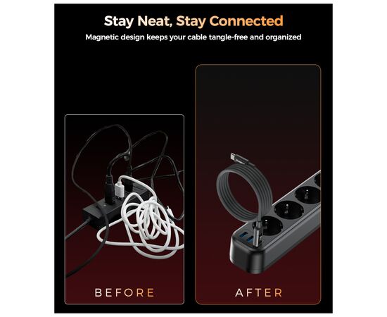 Дата кабель USB-C to USB-C 1.2m PD60W magnetic digital display nylon gray Choetech (XCC-1067-GY), изображение 6
