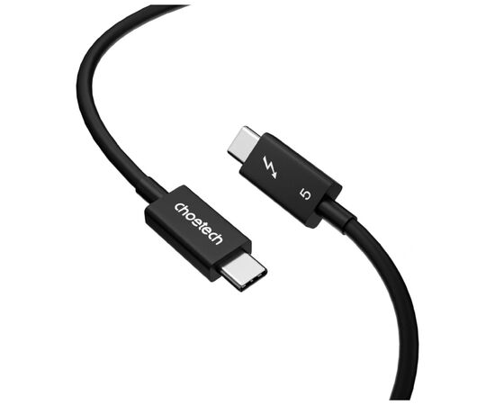 Дата кабель USB-C to USB-C 1.0m Thunderbolt 5 Intel certified Choetech (A3011)