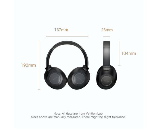 Навушники Vention S11 SoundMate Wireless Black (NBBB0), зображення 11