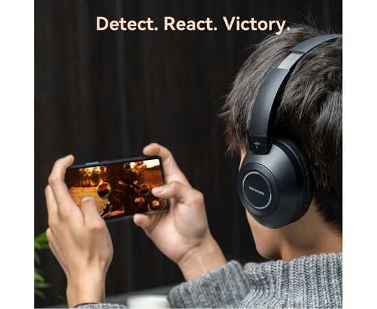 Навушники Vention S11 SoundMate Wireless Black (NBBB0), зображення 7