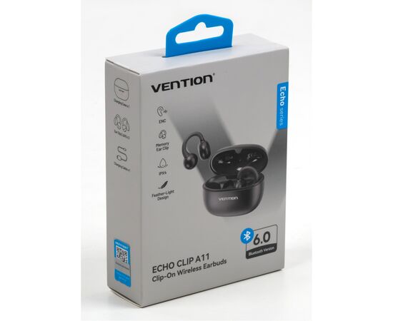 Навушники Vention Echo Clip A11 Black (NBWB0-ID), зображення 7