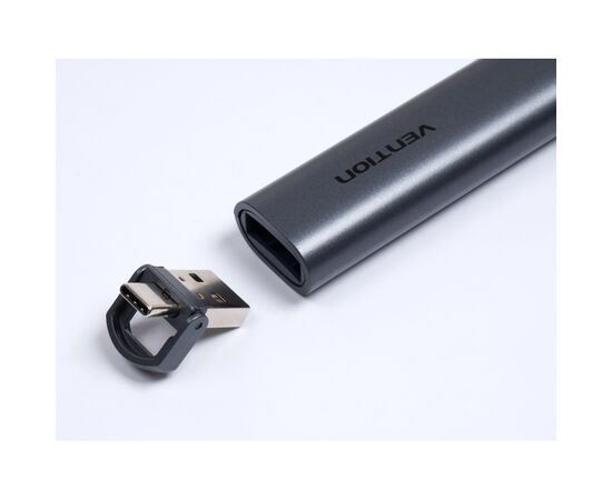 Презентер Vention PowerPoint Clicker with Red Laser Pointer Gray (KQIH0), зображення 7
