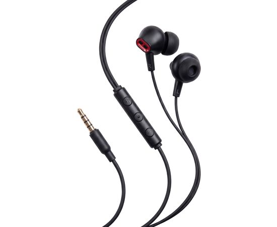 Навушники Vention Echo Lite 3.5mm In-Ear Wired Black (GBABAV), зображення 2