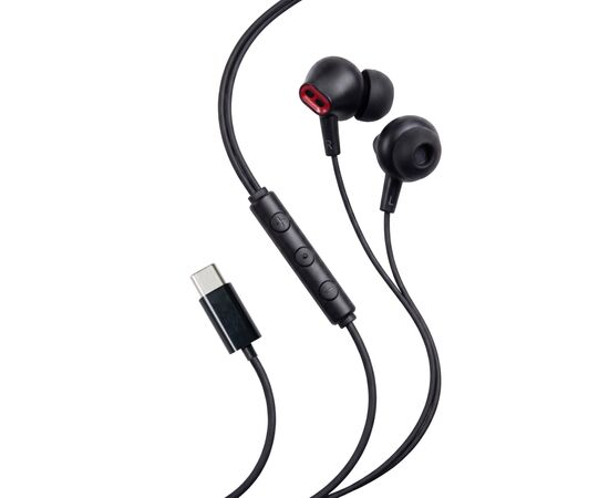 Навушники Vention Echo Lite USB-C In-Ear Wired Black (GBBBAV), зображення 2