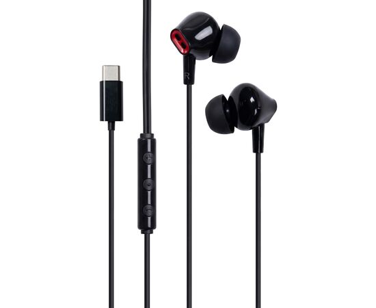 Навушники Vention Echo Lite USB-C In-Ear Wired Black (GBBBAV)