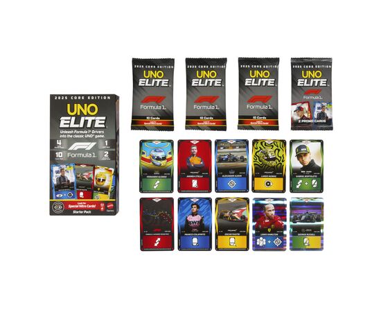 Настольная игра UNO Elite "F1" (JLV42), изображение 3