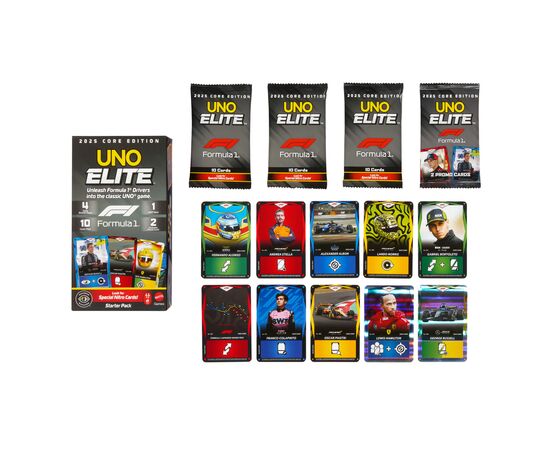 Настольная игра UNO Elite "F1" (JLV42), изображение 4