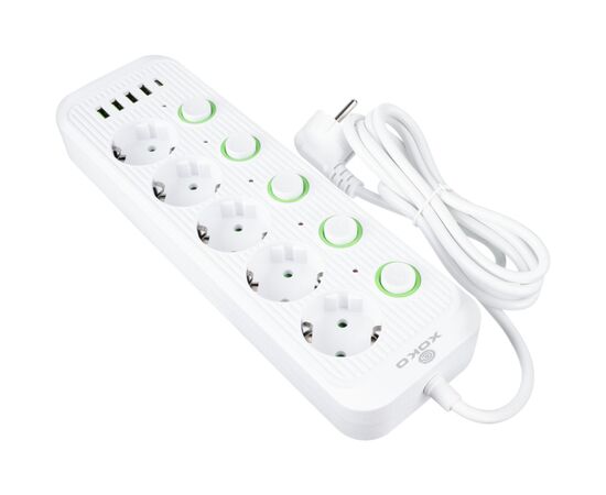 Сетевой фильтр питания XoKo XK-SP-5-2-1-WH, изображение 3