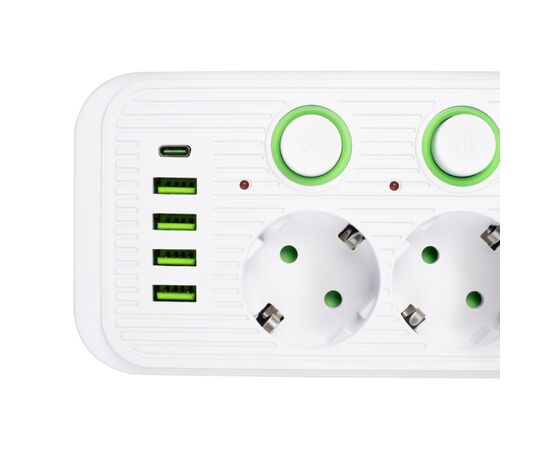 Сетевой фильтр питания XoKo XK-SP-5-2-1-WH, изображение 7