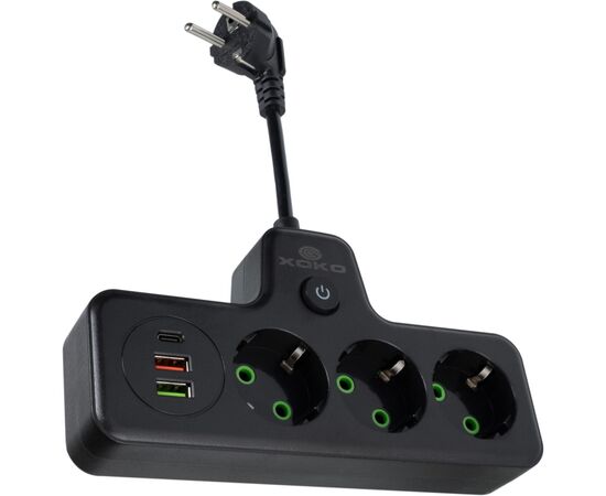 Сетевой фильтр питания XoKo XK-SPW-3-2-1-BK, изображение 4