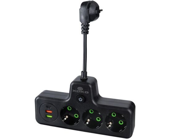Сетевой фильтр питания XoKo XK-SPW-3-2-1-BK