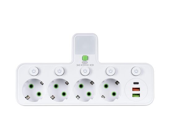Сетевой фильтр питания XoKo XK-SPW-4-2-1-WH, изображение 2