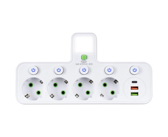 Сетевой фильтр питания XoKo XK-SPW-4-2-1-WH, изображение 4