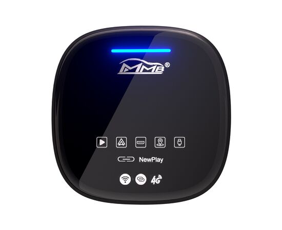 FM модулятор HiSmart CarPlay Android AI, 4G LTE, 8 ГБ + 128 ГБ (BS330409)